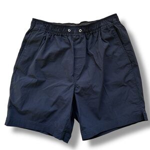 Everlane ReNew Swim Short Men’s Medium Navy Blue Mesh Lined 7” Trunks Shorts